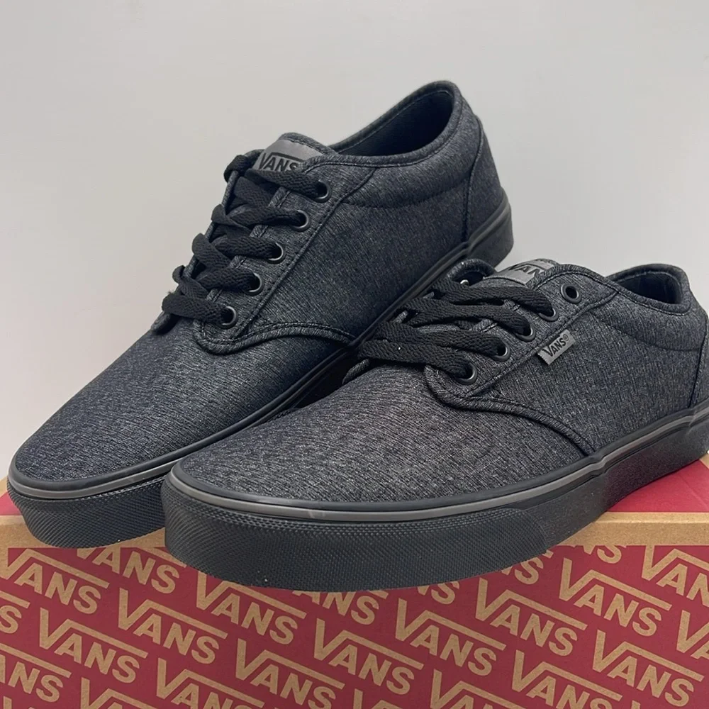 Vans Women’s Atwood (Varsity Textile) Black/Pewter VN0A45J9VEJ Sneakers